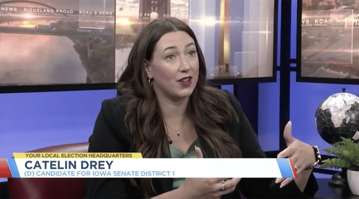 KCAU interviews Catelin Drey on upcoming election
