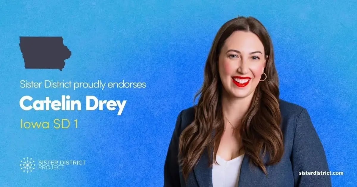 Sister District endorses first Iowa candidate, Catelin Drey